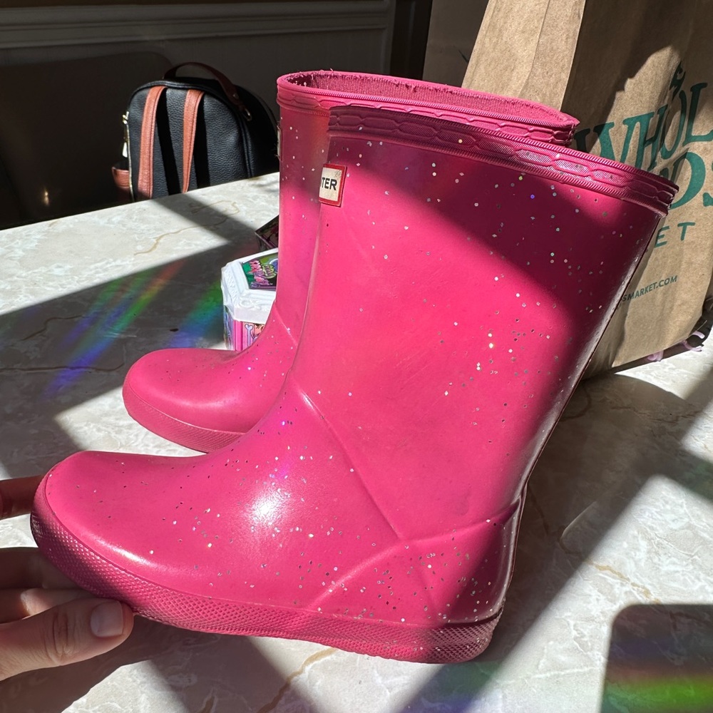 Girls Hunter rain boots size 12/13